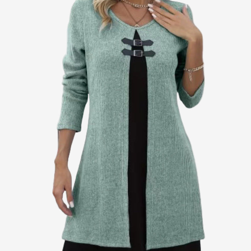 Elora™ Chic genserkjole med contrast
