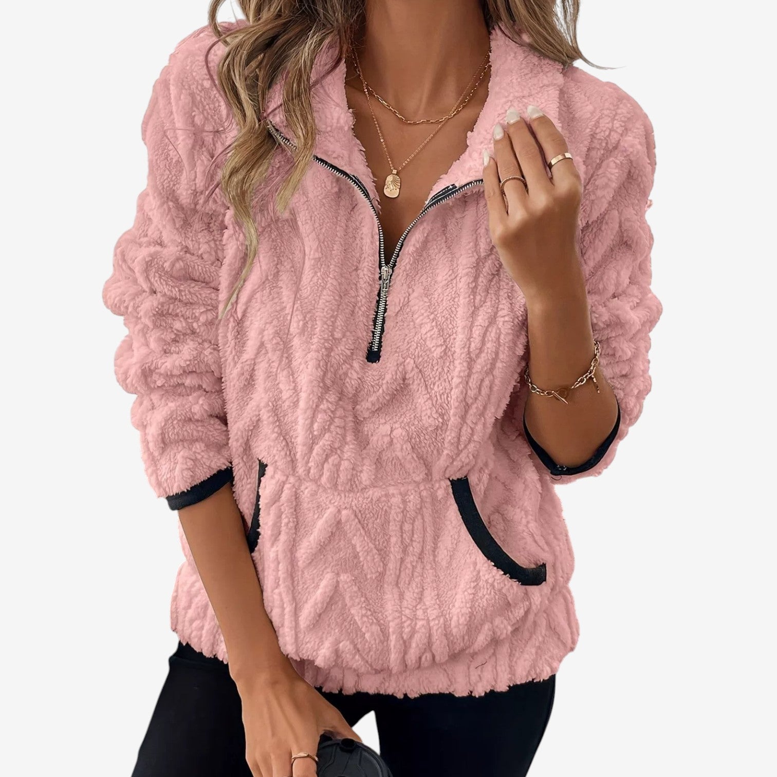 Annie™ Koselig med glidelås vest