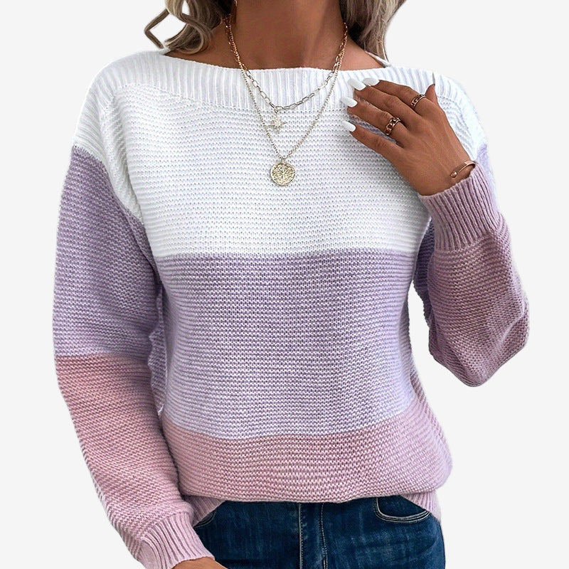 Clara™ Color block genser