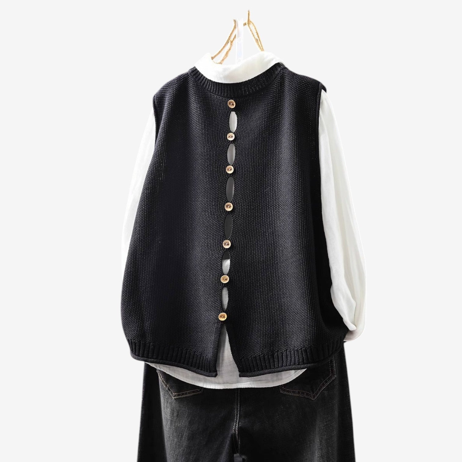 Tardy™ Vest med knapper