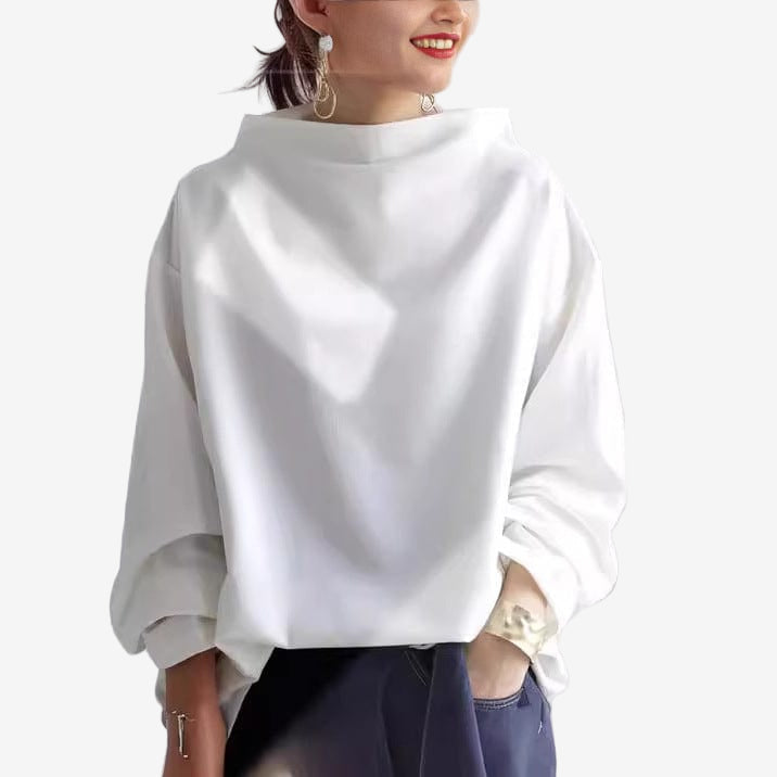 Elly™ Avslappet cropped genser
