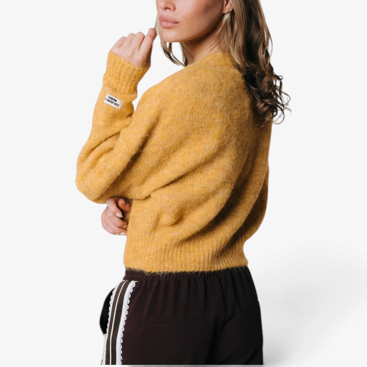 Mireille™ Kort Cardigan med Knapper foran