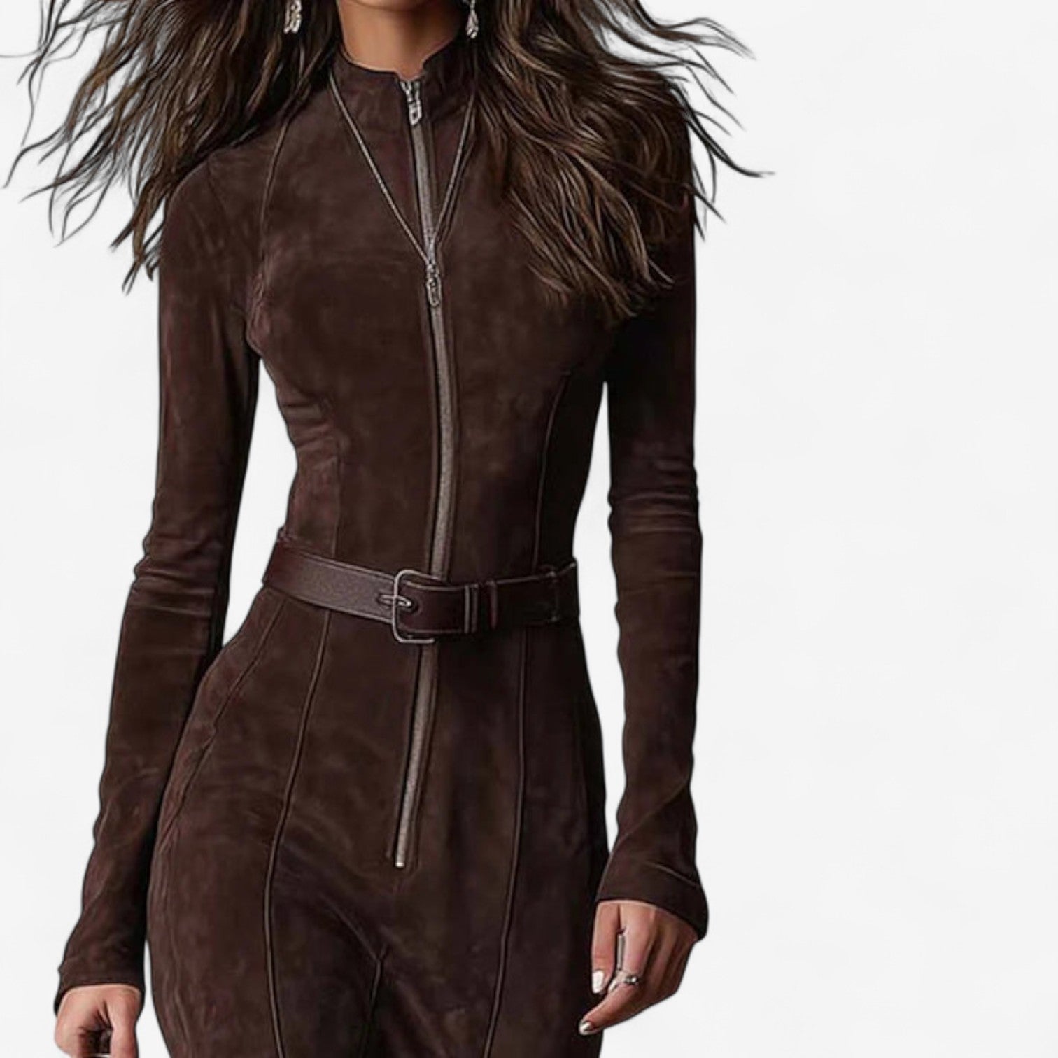 Jeanine™ Elegant figurnær kjole
