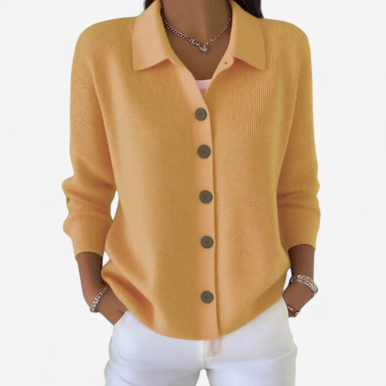 Adrienne™ Elegant jakke med knapper