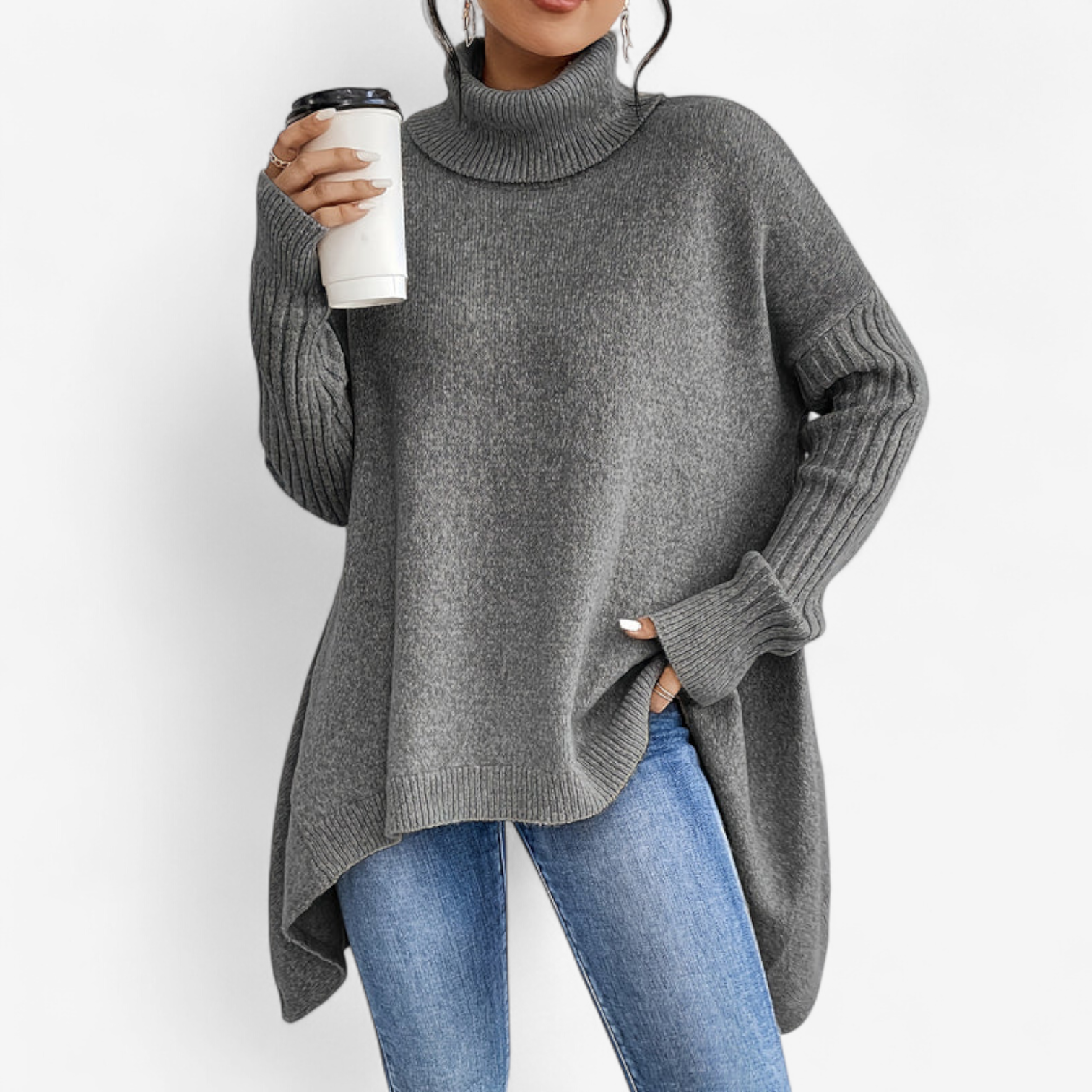 Frédérique™ Myk turtleneck genser