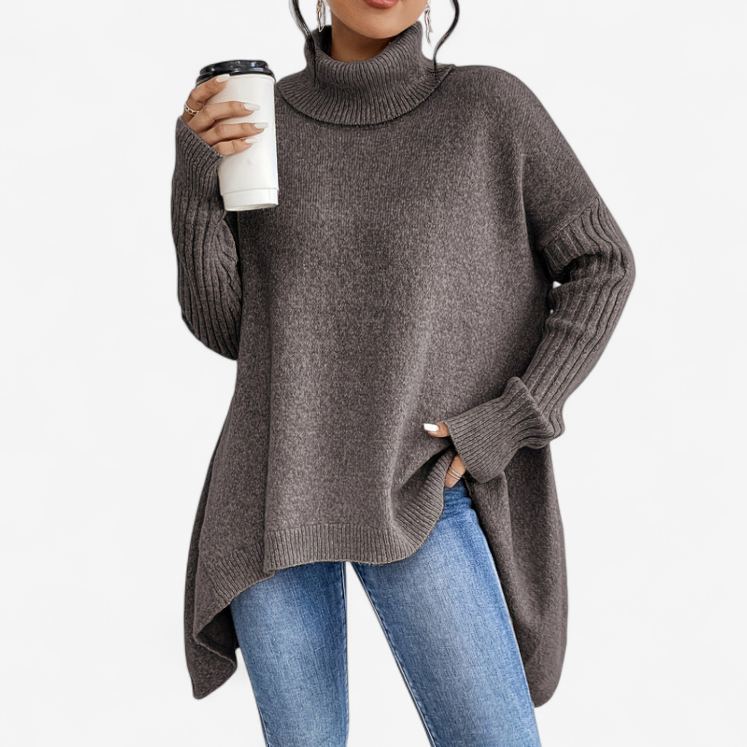 Frédérique™ Myk turtleneck genser