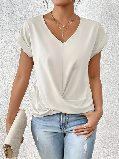 SOFY Elegant V-Neck Blouse™