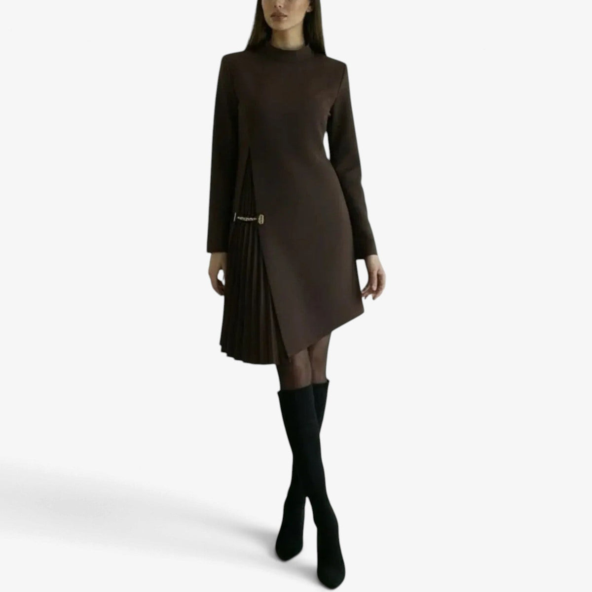 Apolline™ Asymmetrisk midikjole