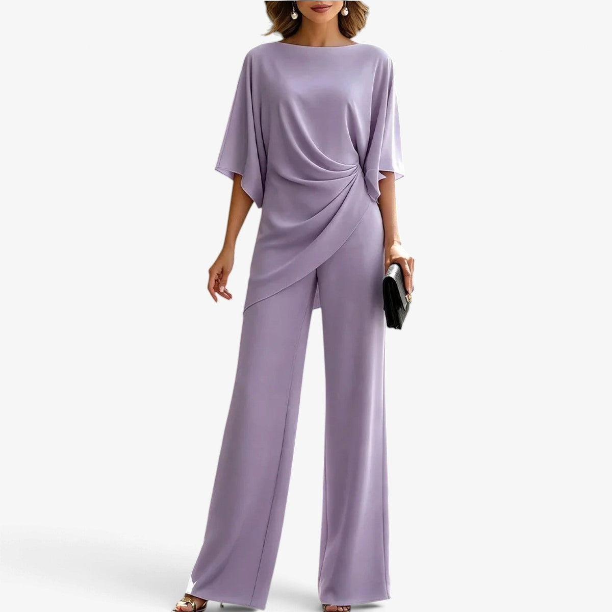 Lucienne™ Asymmetrisk flytende jumpsuit