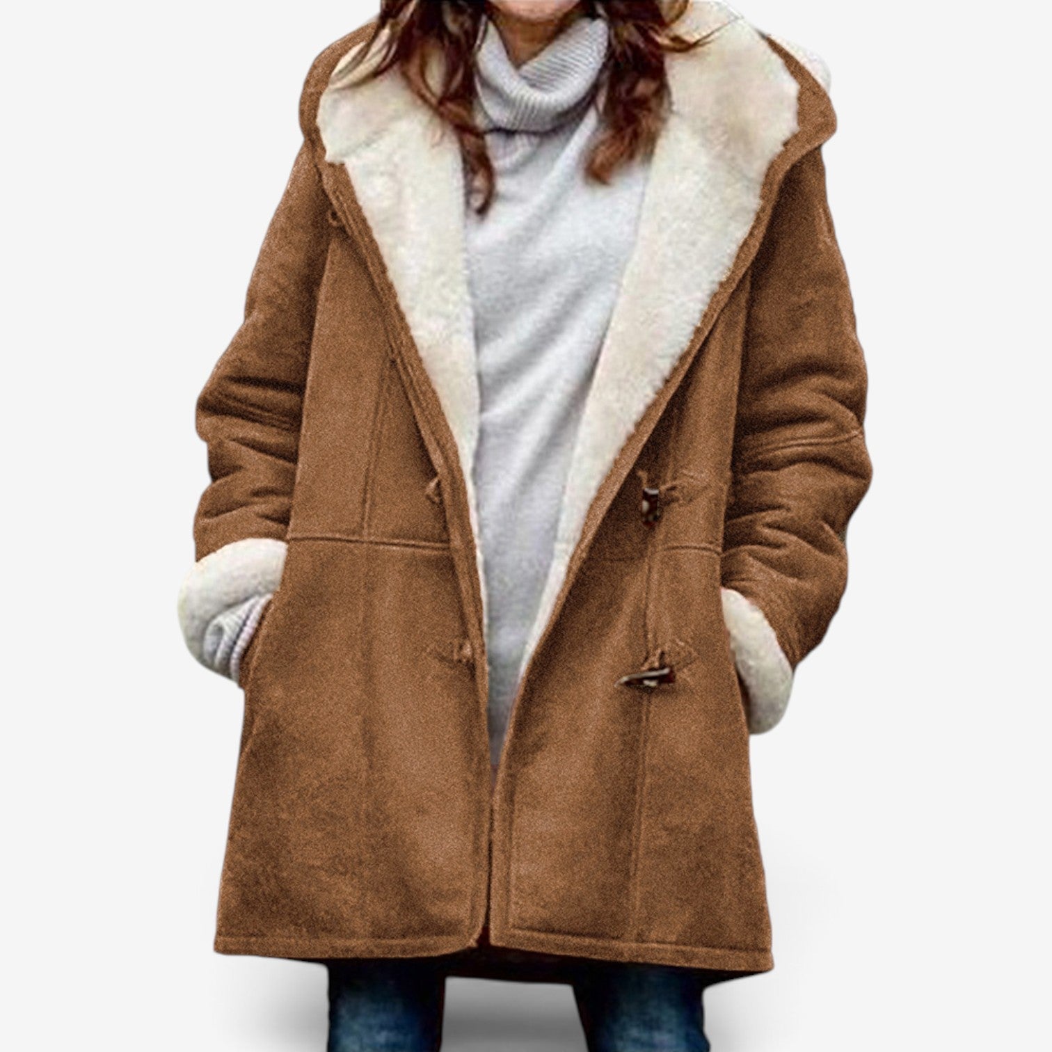 Courey™ Hettekåpe med toggle-knapper
