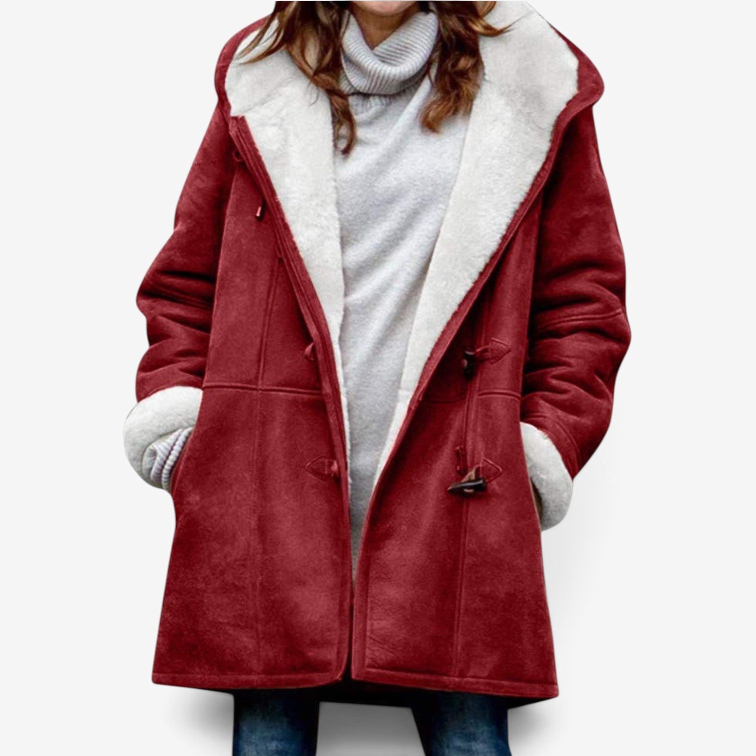Courey™ Hettekåpe med toggle-knapper