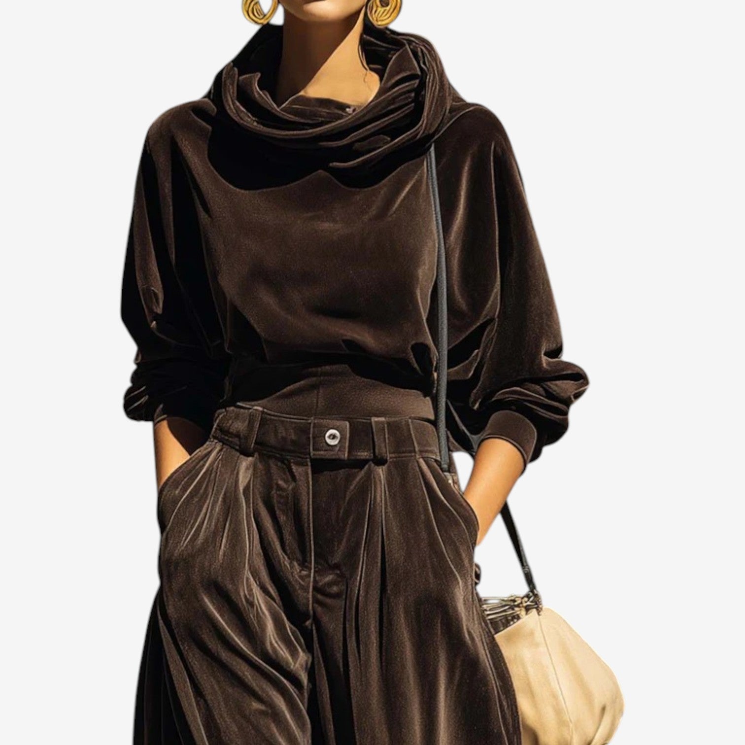 Gavinelli™ Fløyelsjumpsuit
