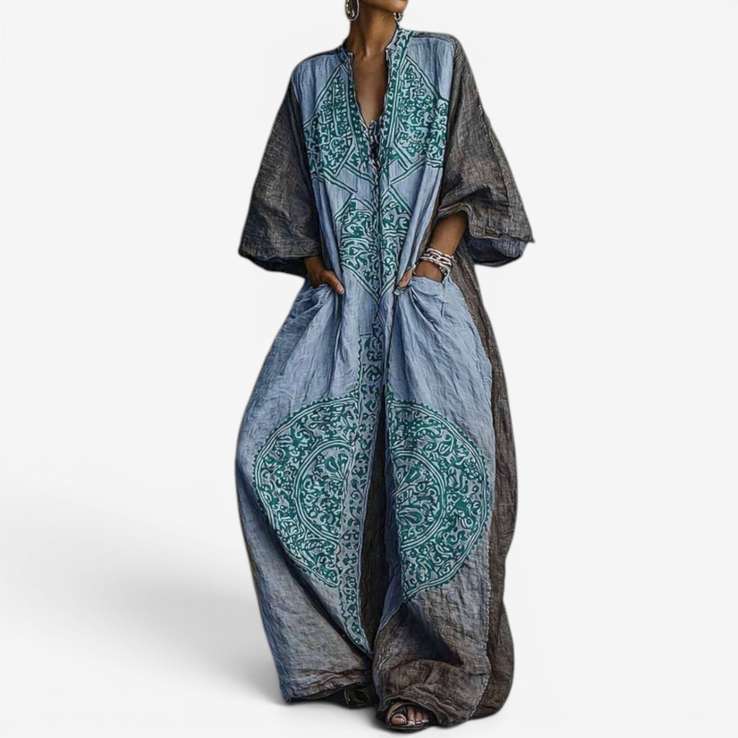 Kylie™ Jumpsuit med etnisk mønster