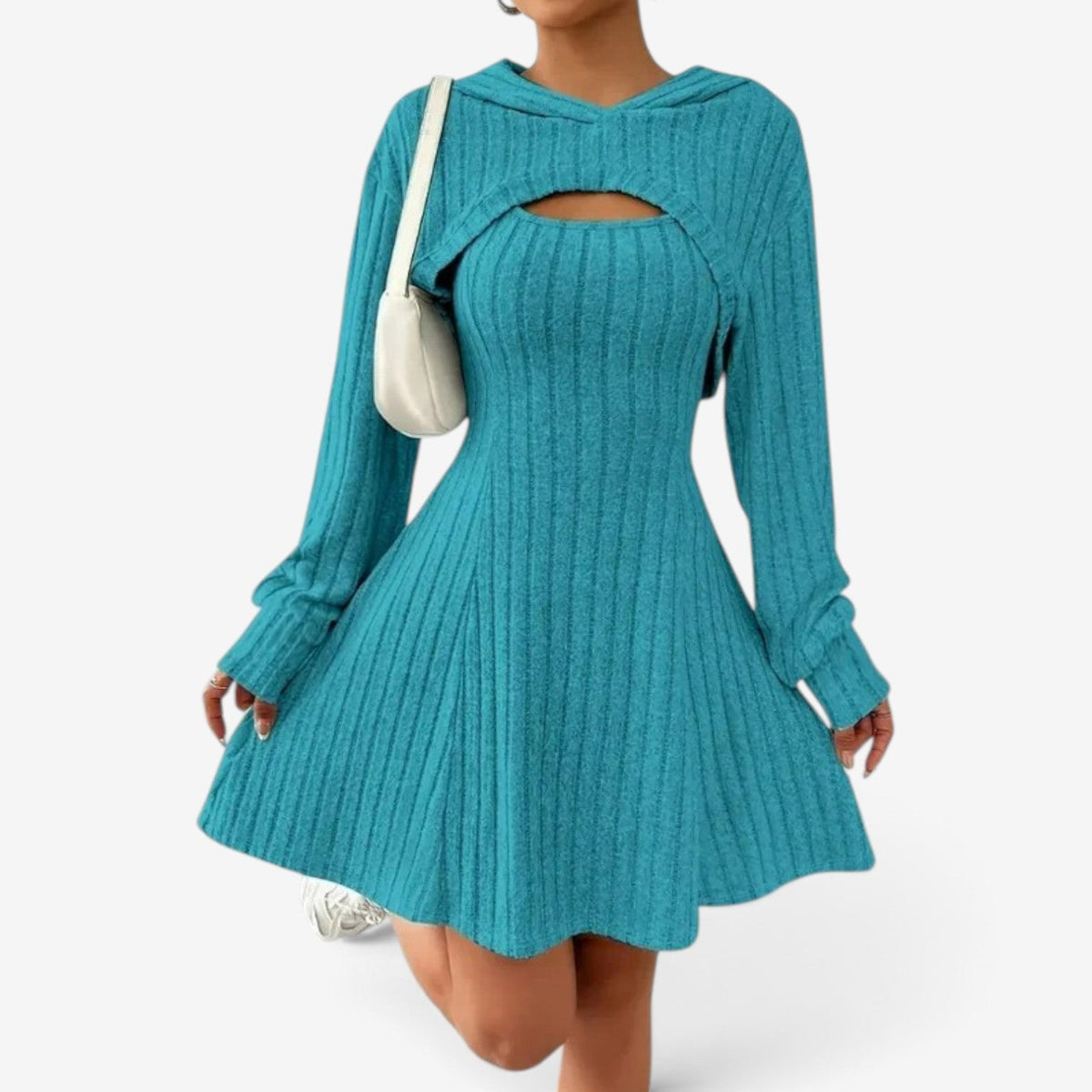 Mayumi™ Strikket minikjole-sett