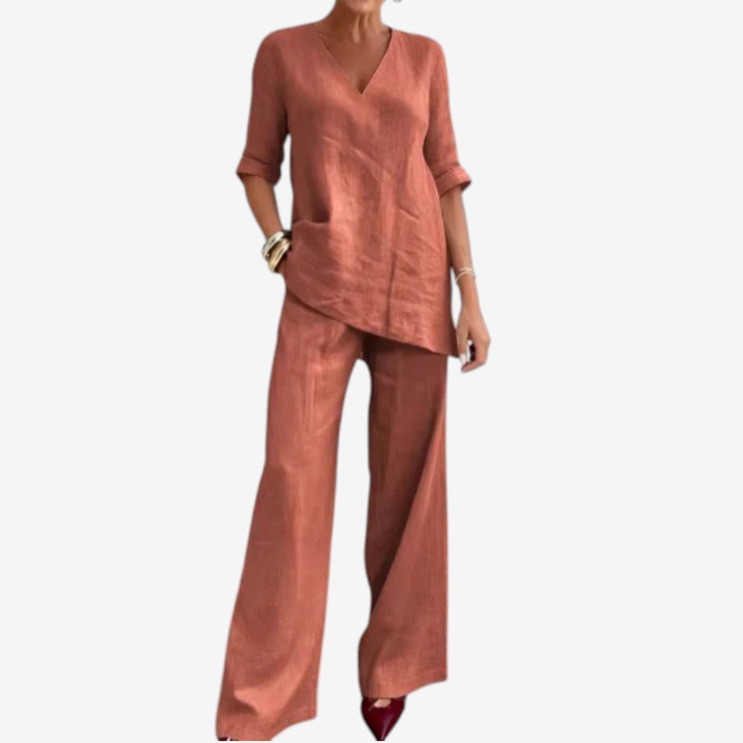 Alodia™ Elegant luftig bluse