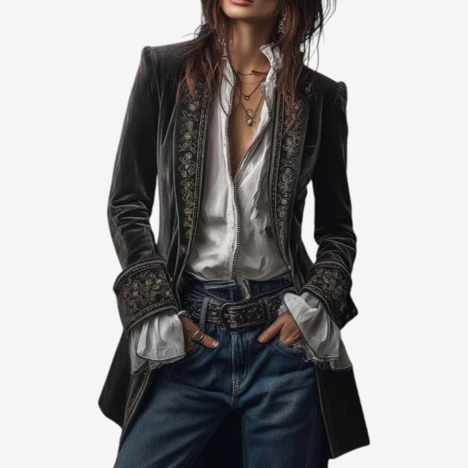 Ramousse™ Brodert blazer