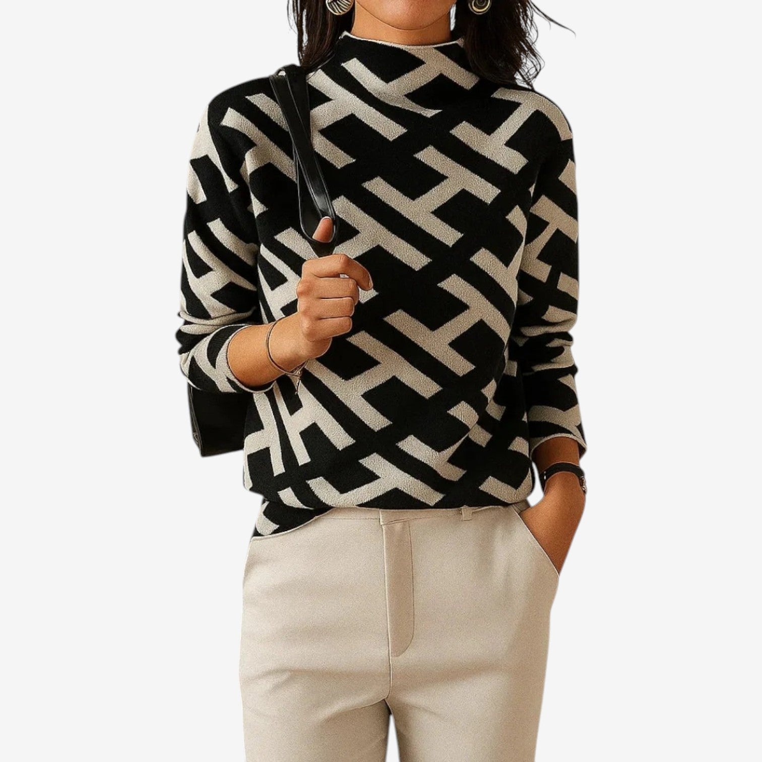 Rossi™ Geometrisk genser