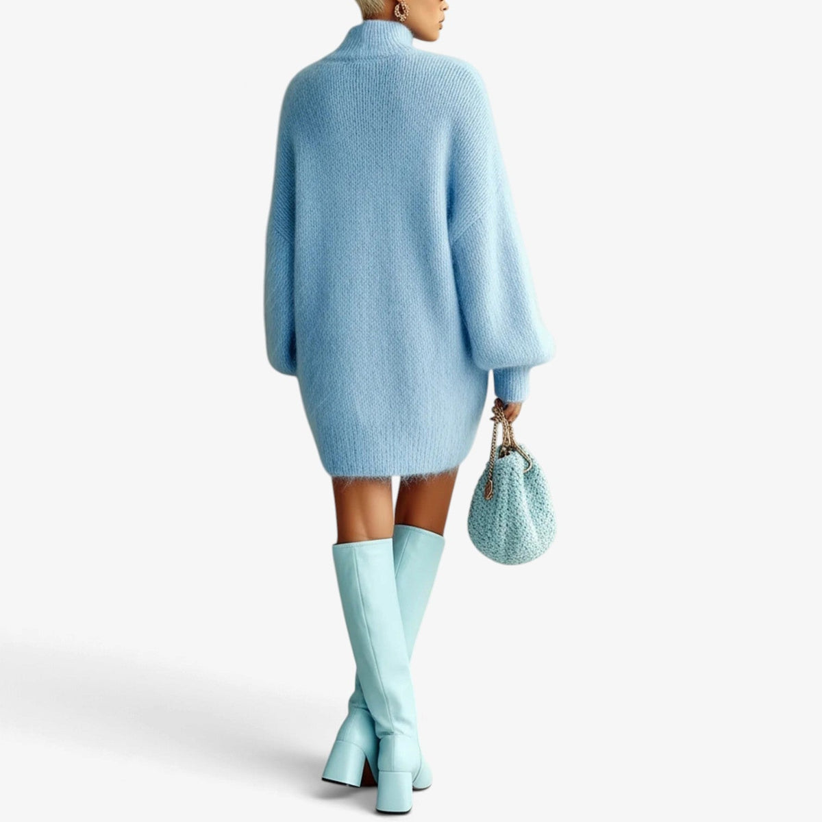 Noemie™ Fuzzy strikkjole