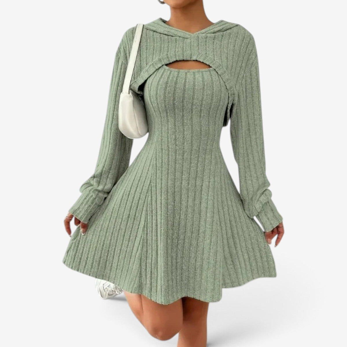 Mayumi™ Strikket minikjole-sett