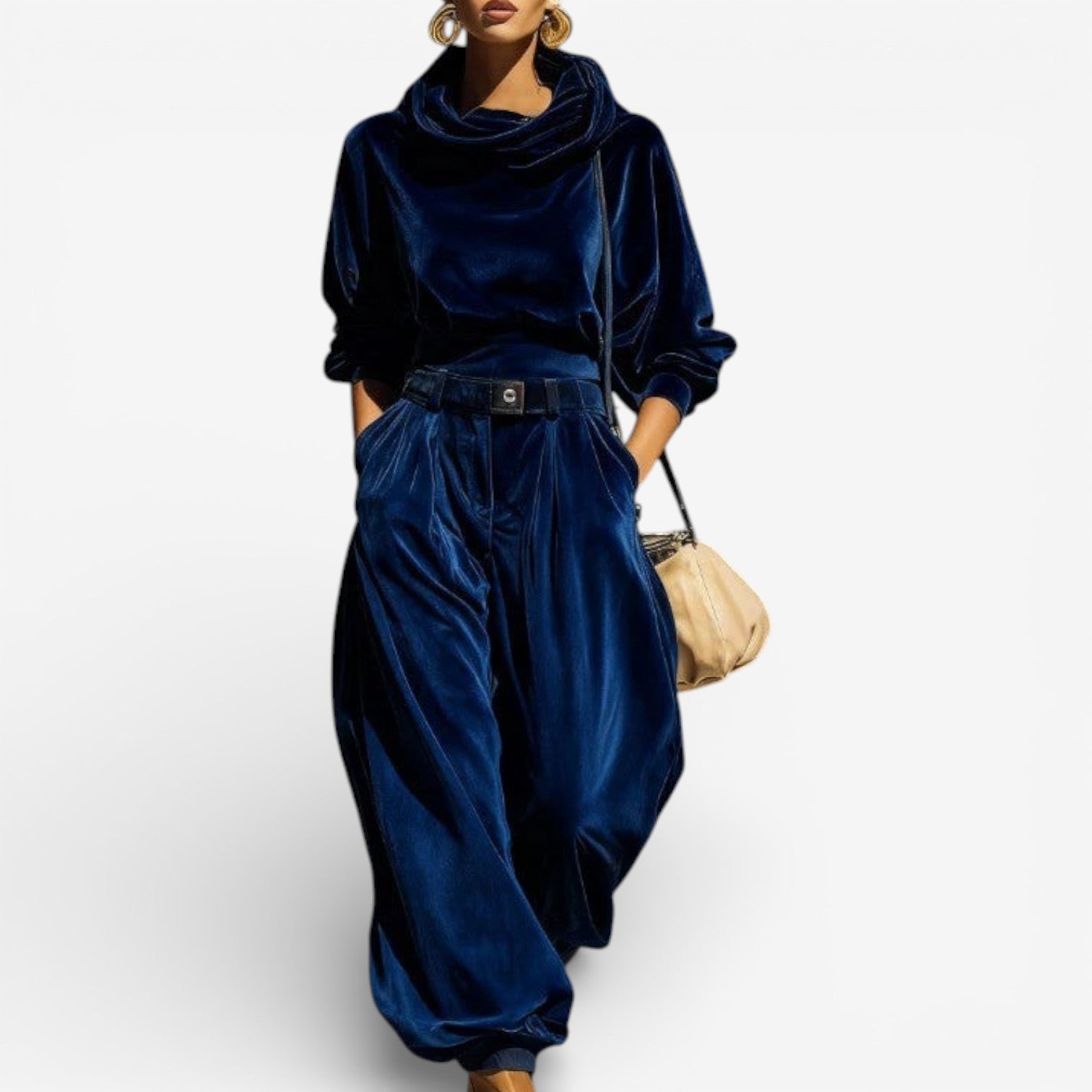 Gavinelli™ Fløyelsjumpsuit