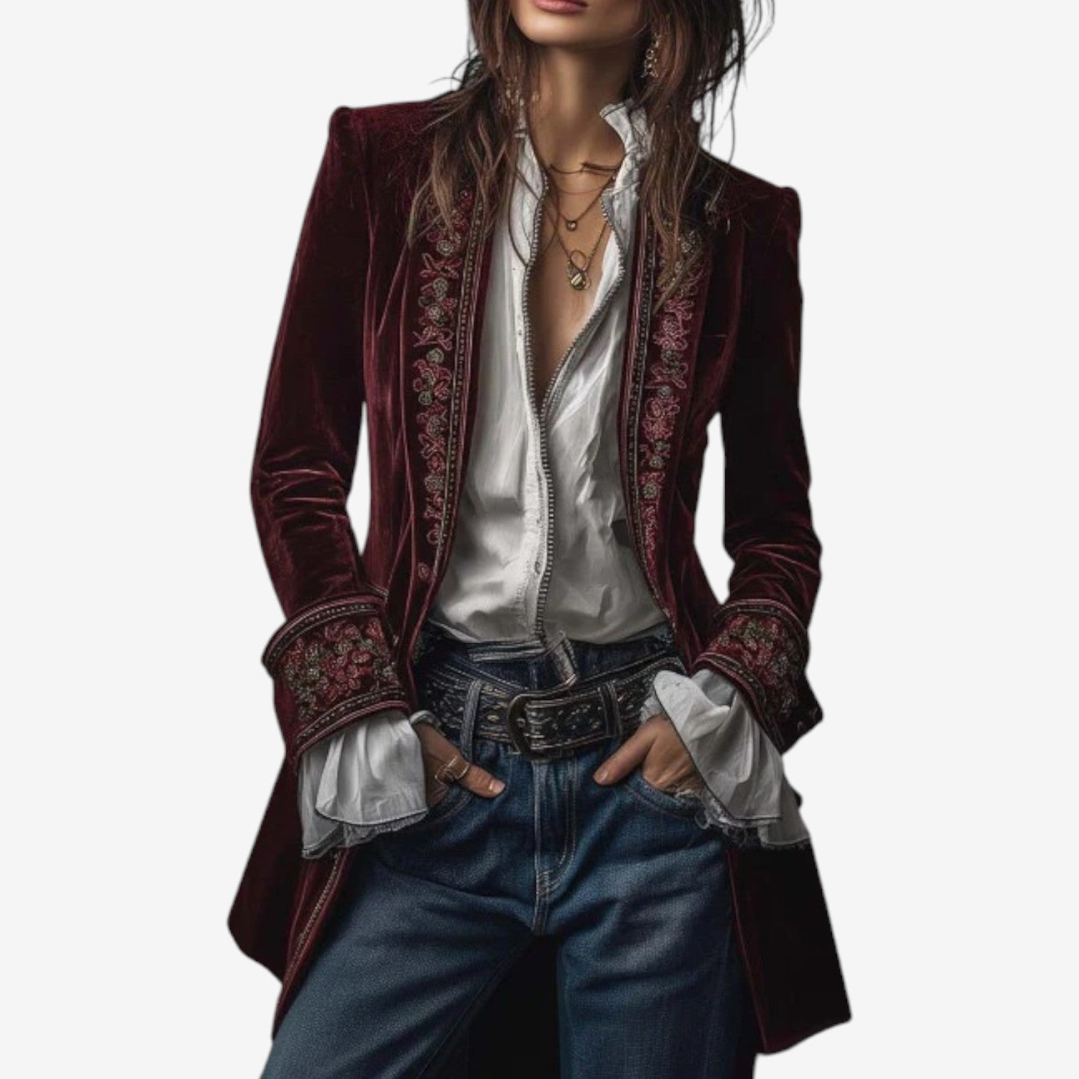 Ramousse™ Brodert blazer