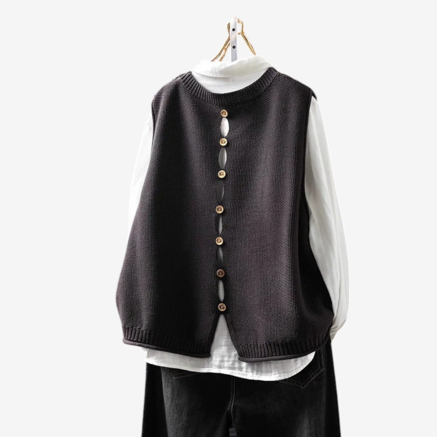 Tardy™ Vest med knapper
