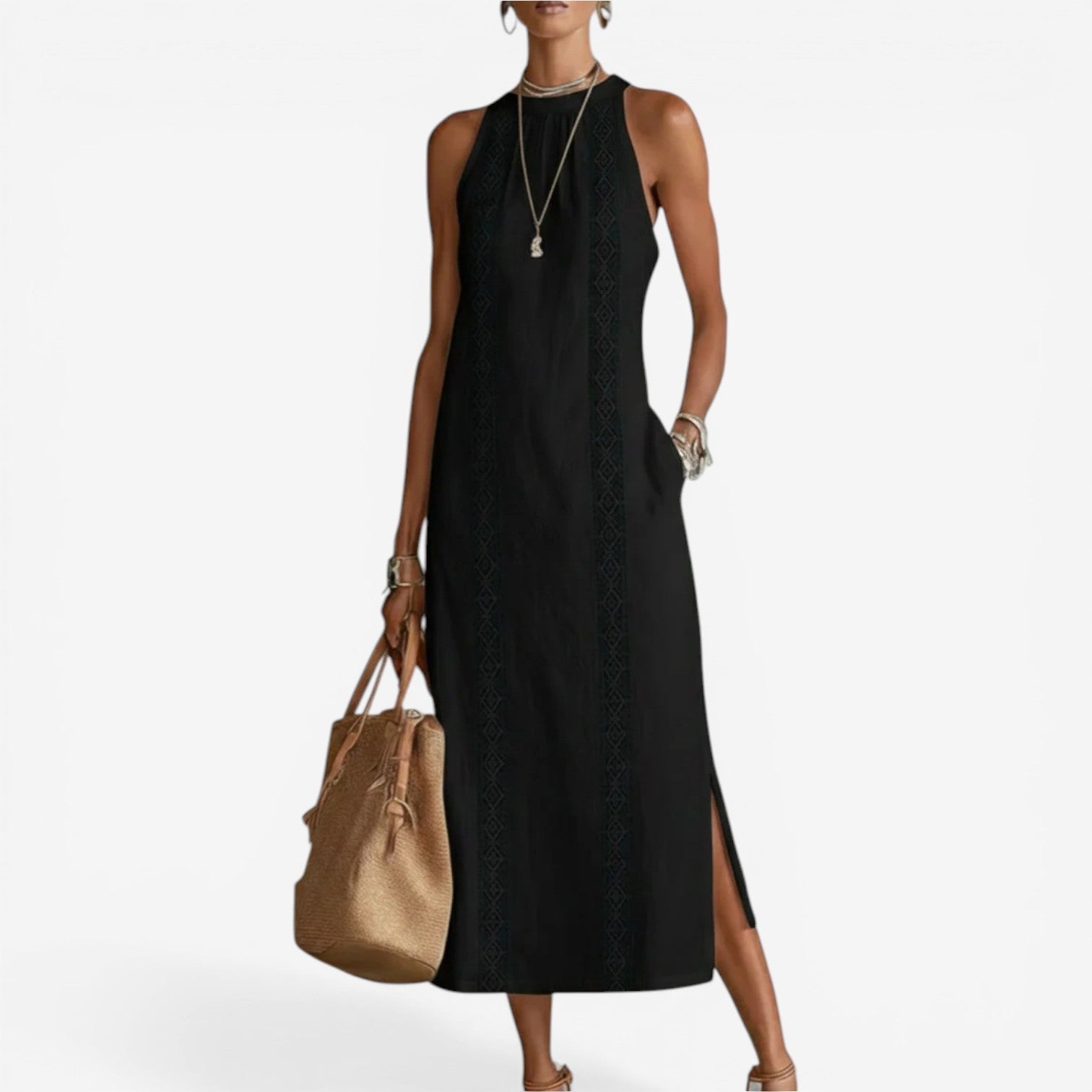 Althea™ Minimalistisk midikjole
