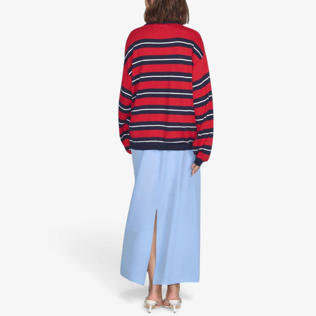 Pauline™ Avslappet genser med rund hals