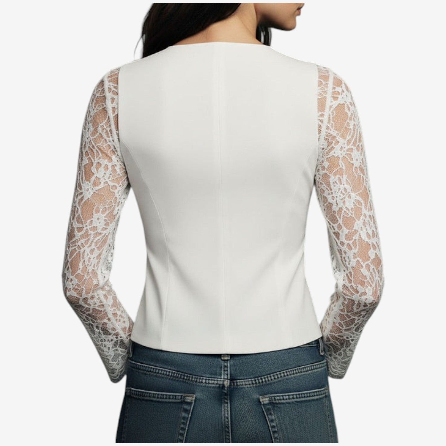 Arianna™ Luksuriøs bluse med vakker utringning
