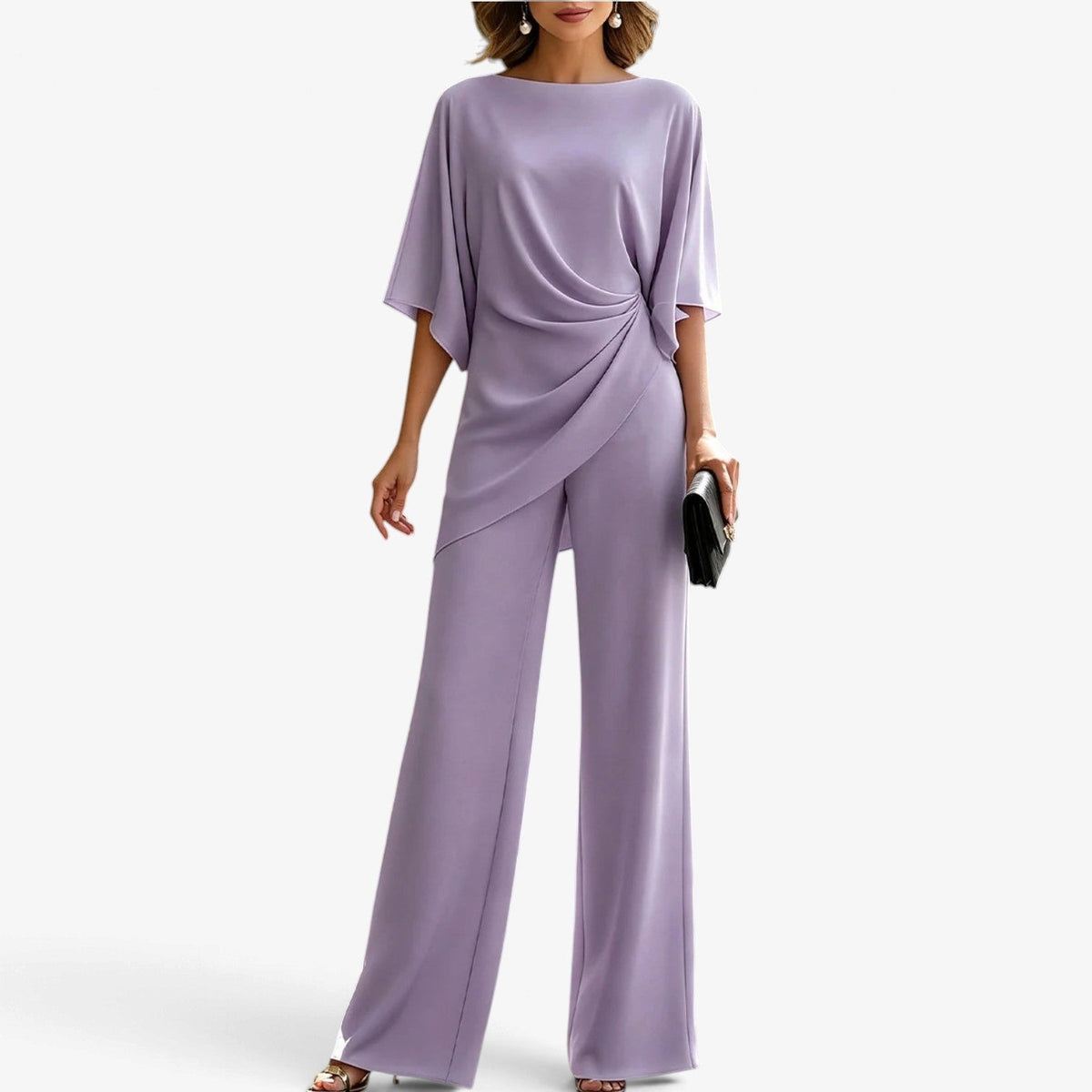 Lucienne™ Asymmetrisk flytende jumpsuit