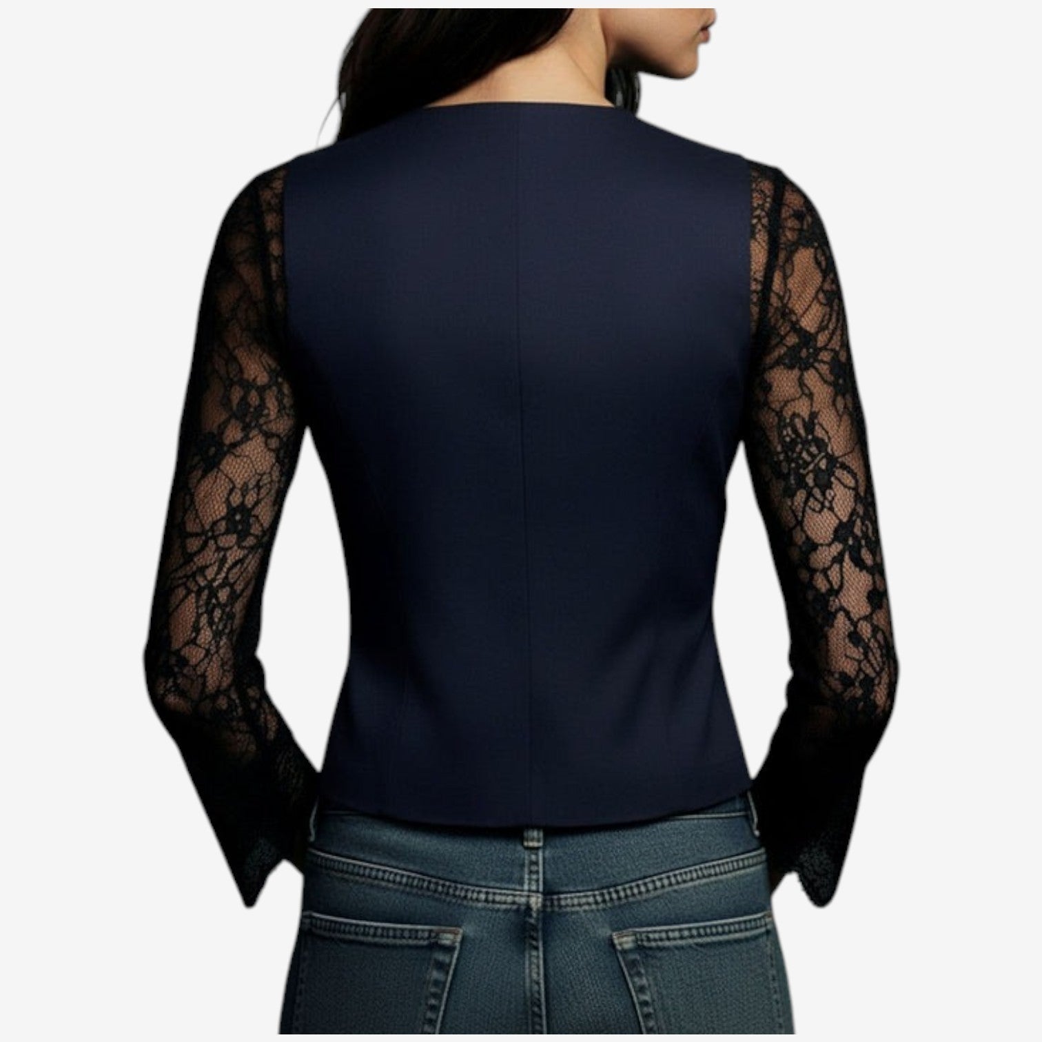 Arianna™ Luksuriøs bluse med vakker utringning