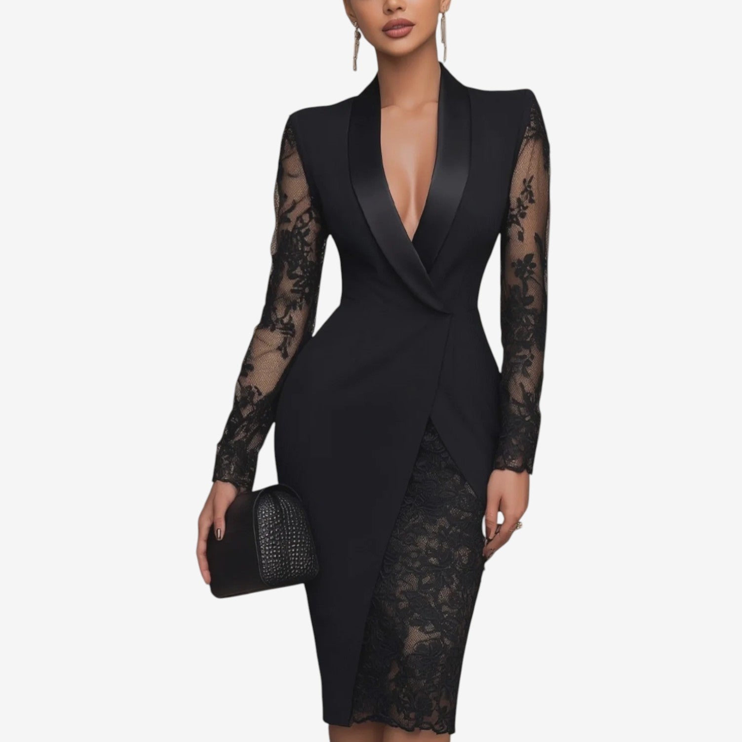 Annabelle™ Elegant blonde-detail kjole
