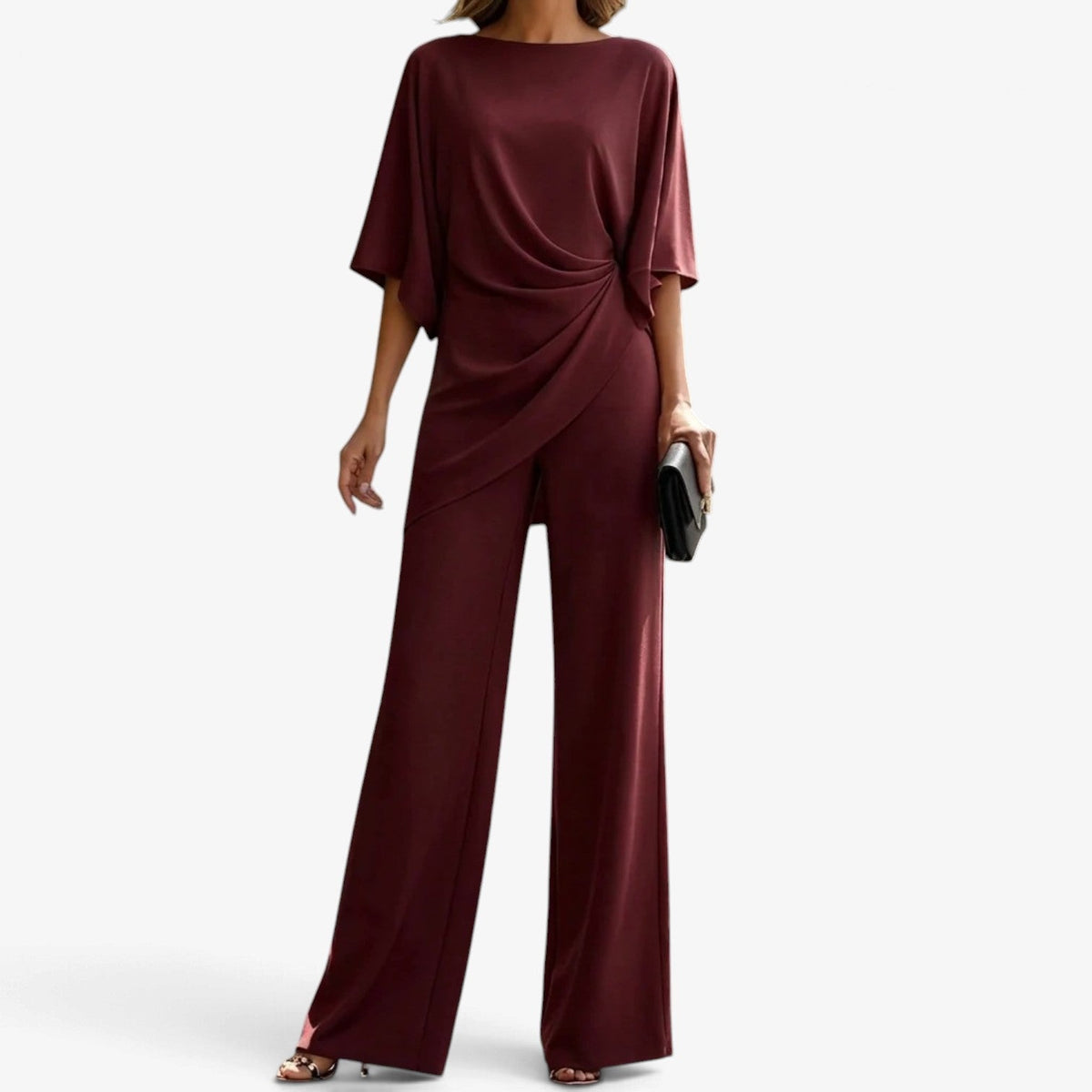 Lucienne™ Asymmetrisk flytende jumpsuit