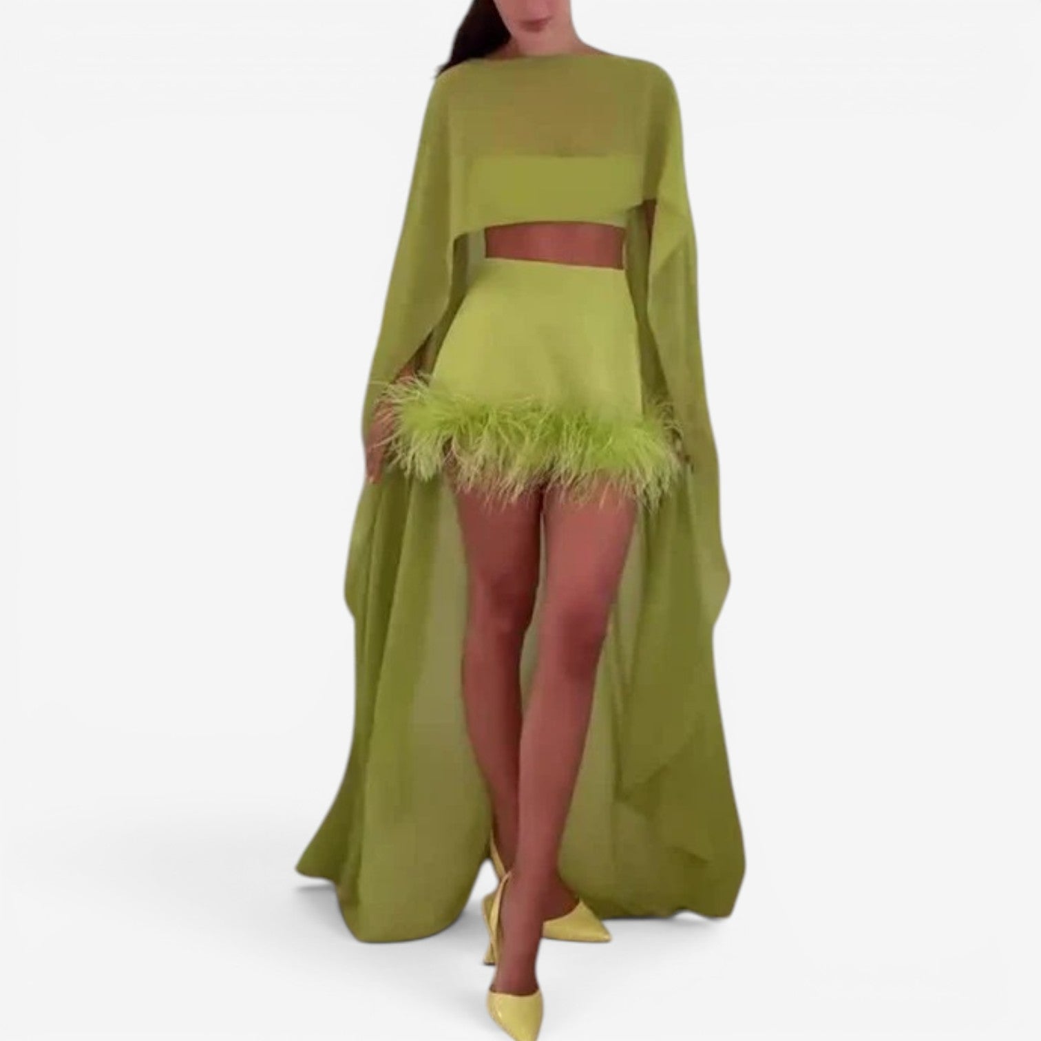 Ishy™ Tredelt dress med topp