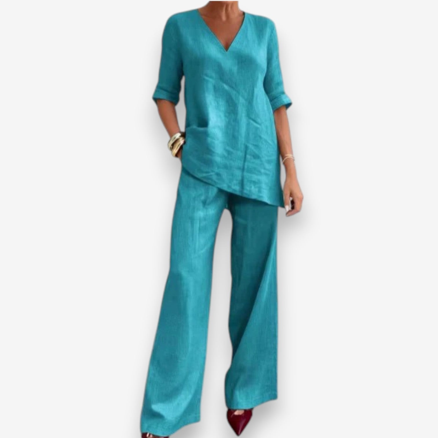 Alodia™ Elegant luftig bluse