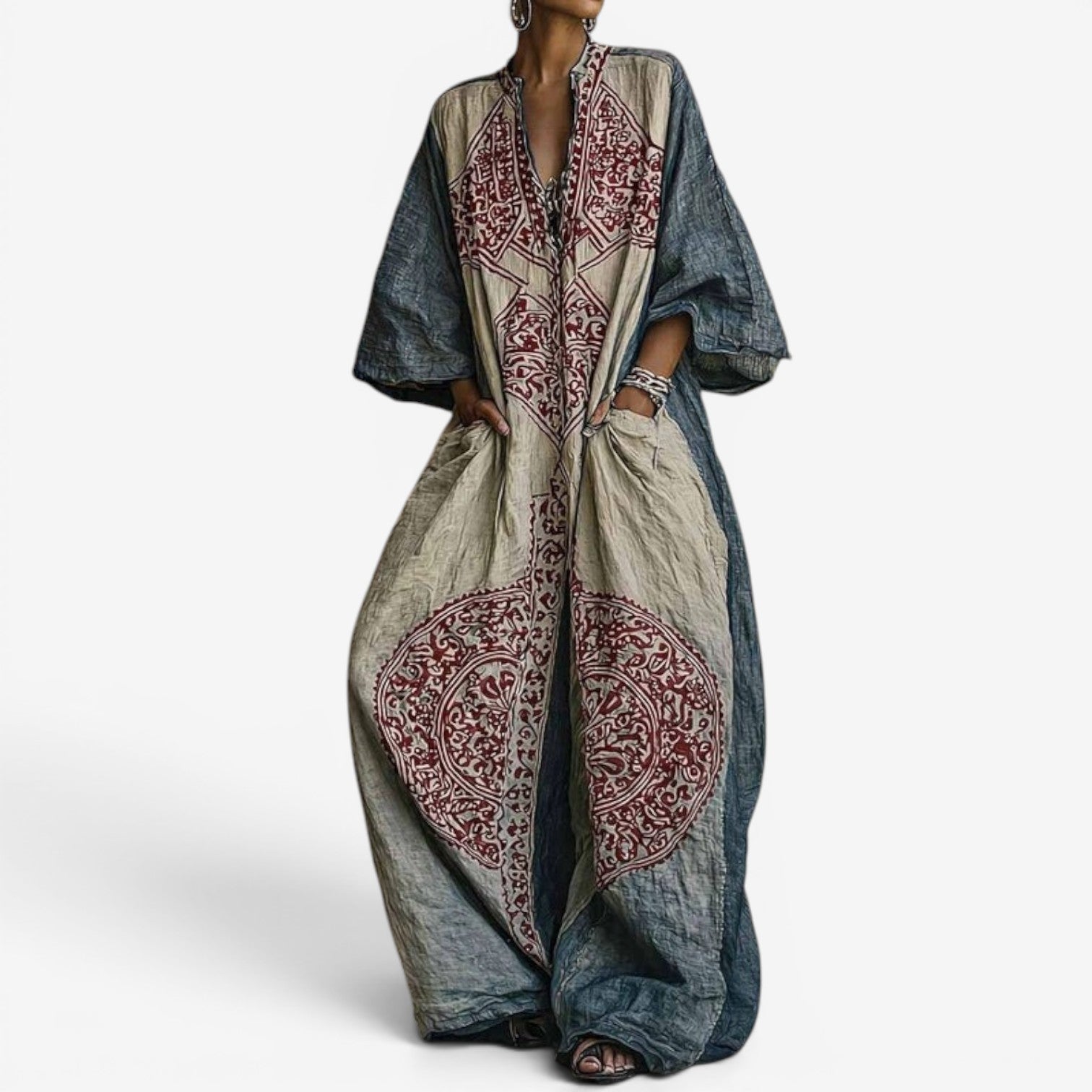 Kylie™ Jumpsuit med etnisk mønster