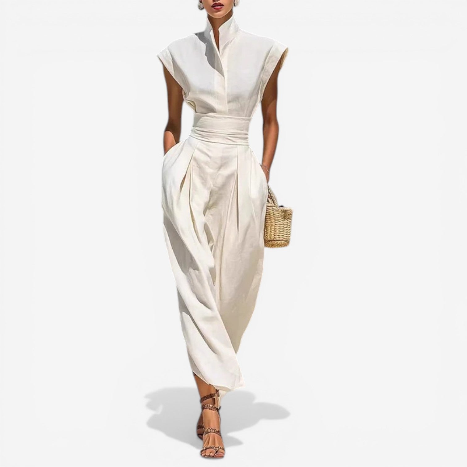 Addison™ Jumpsuit med høy hals