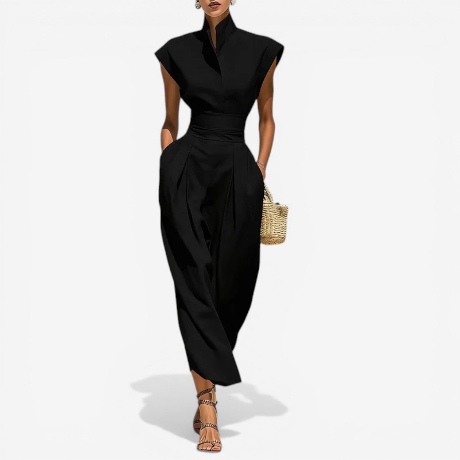 Addison™ Jumpsuit med høy hals