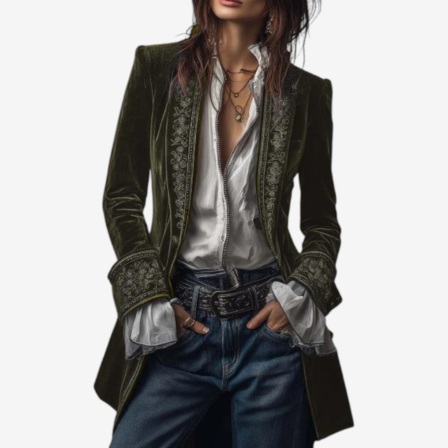 Ramousse™ Brodert blazer