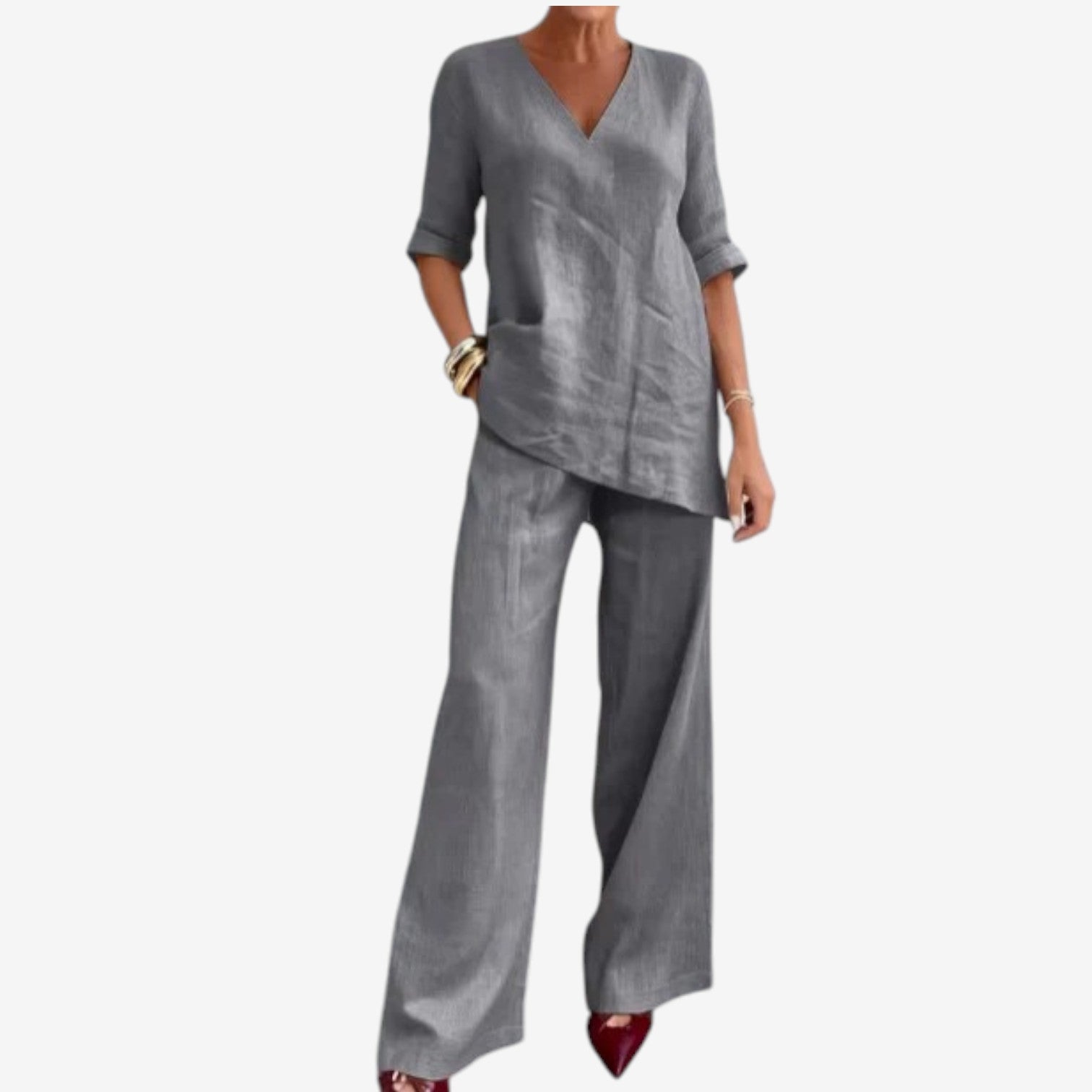 Alodia™ Elegant luftig bluse