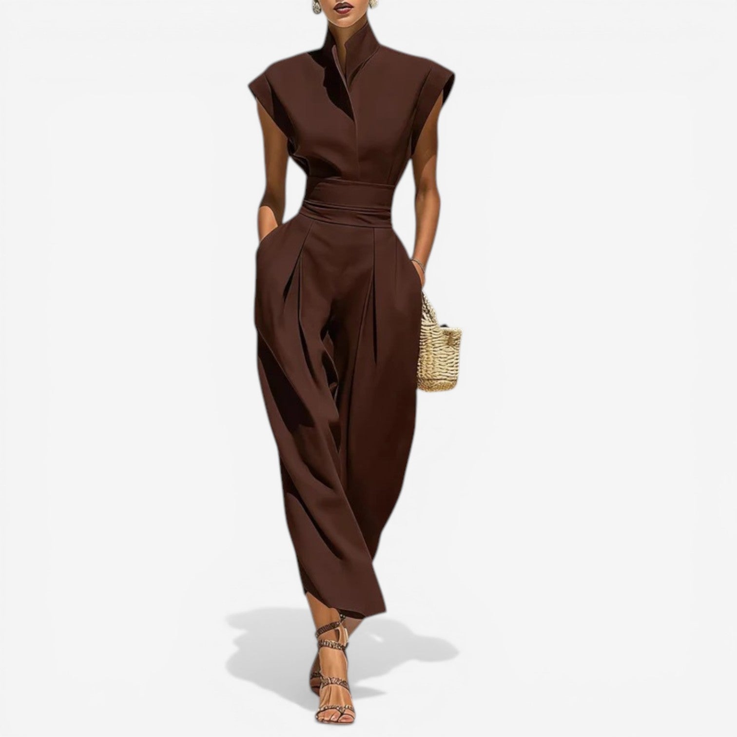 Addison™ Jumpsuit med høy hals