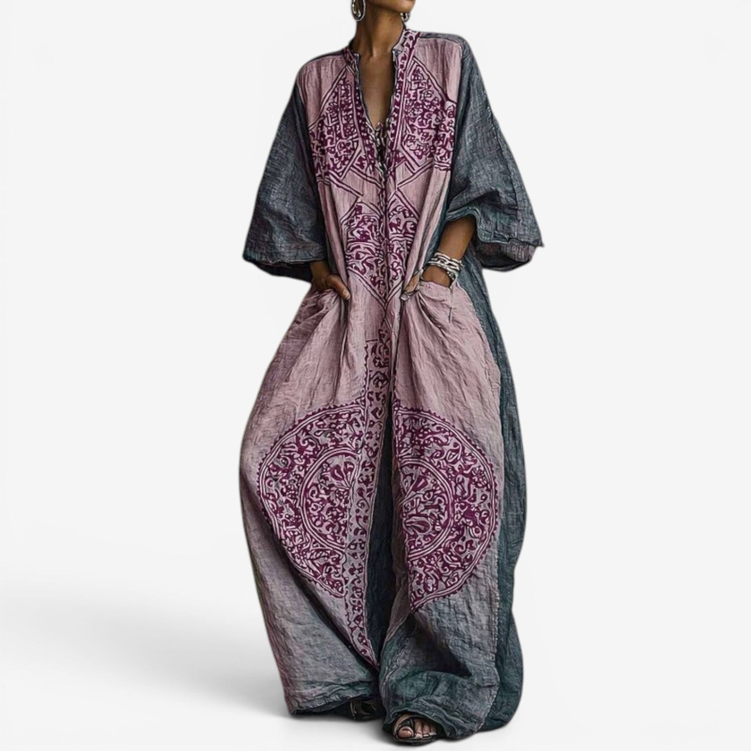 Kylie™ Jumpsuit med etnisk mønster