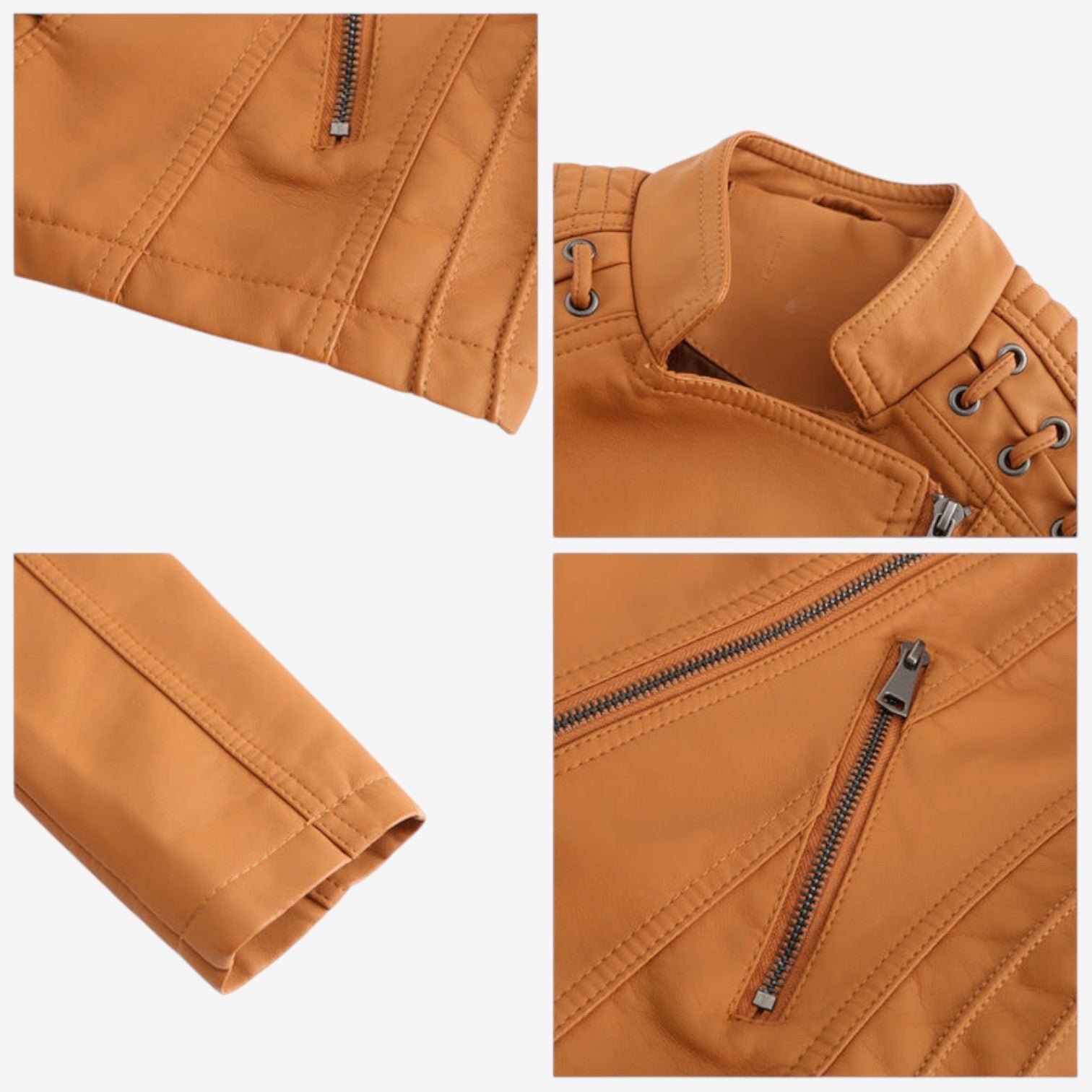 Fleur™ Kort biker jakke