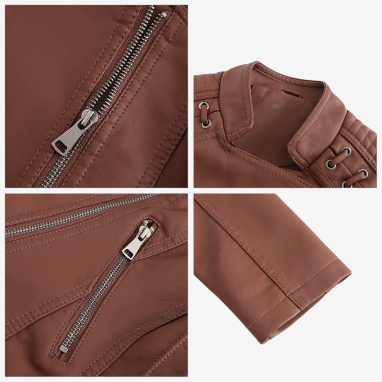 Fleur™ Kort biker jakke