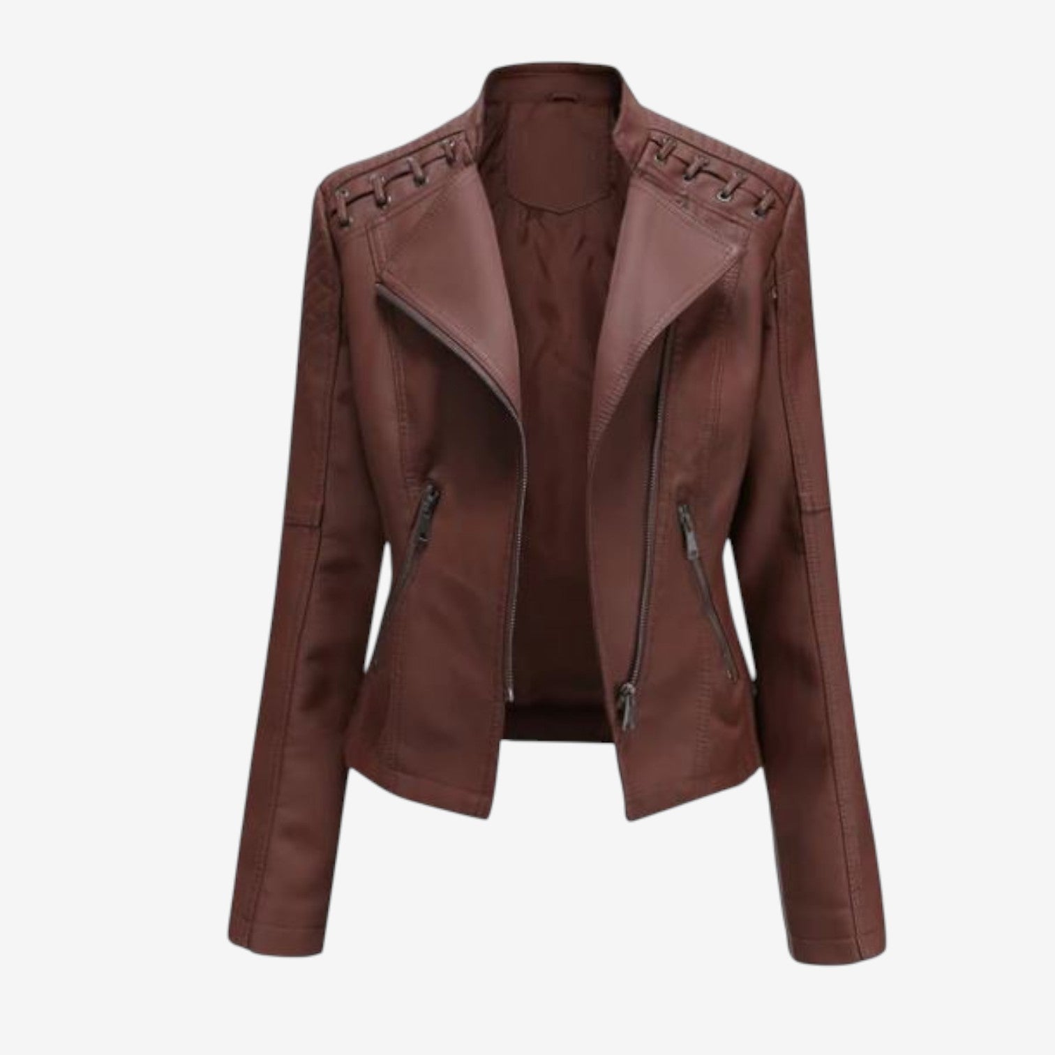 Fleur™ Kort biker jakke