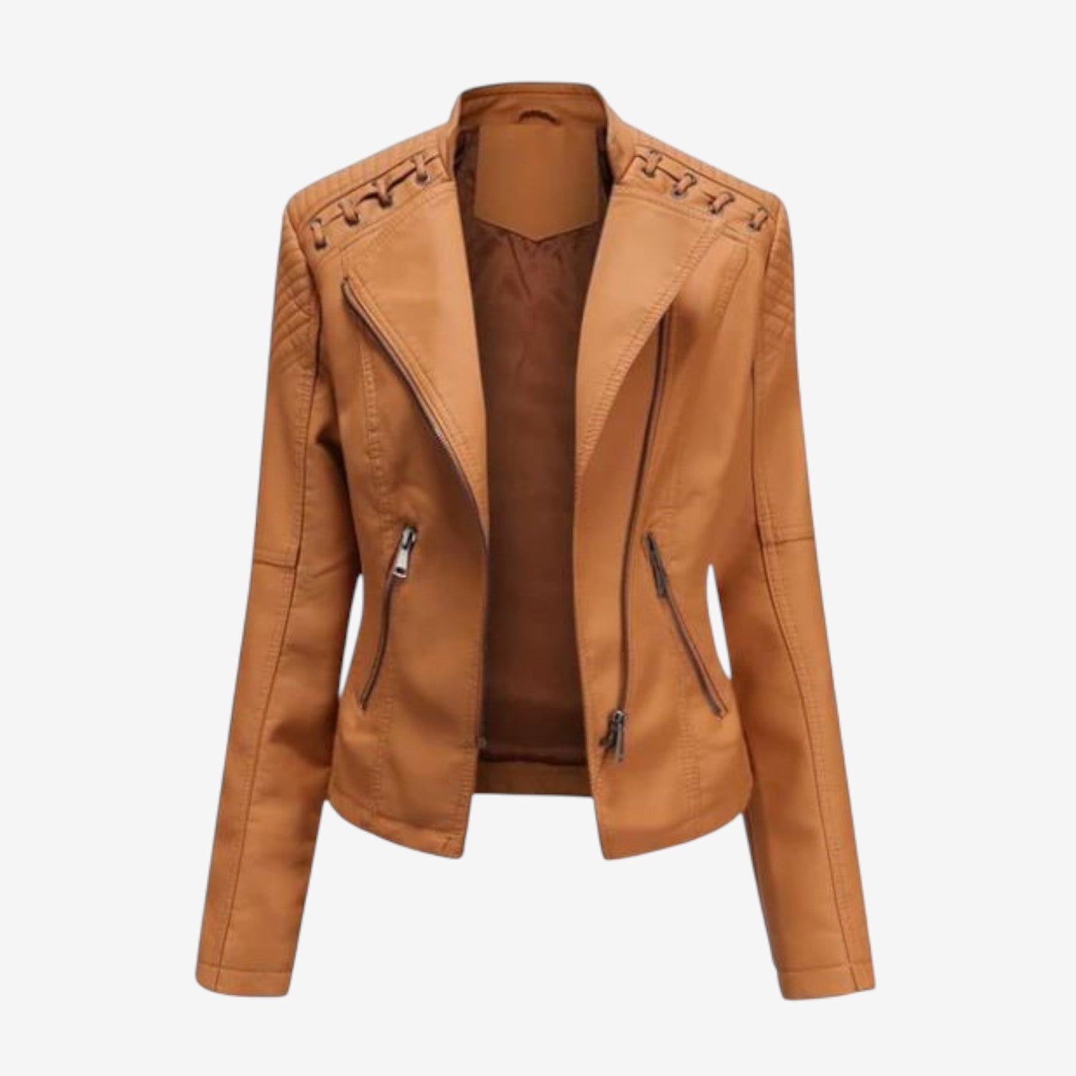 Fleur™ Kort biker jakke