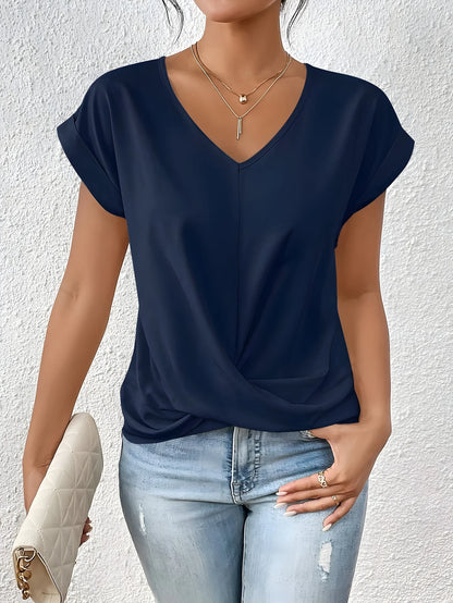 SOFY Elegant V-Neck Blouse™
