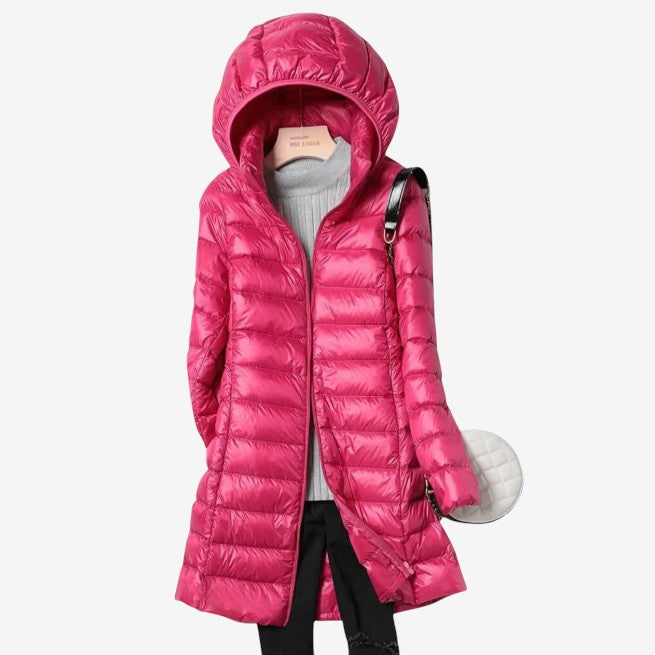 Claudette™ Med hette winter kåpe