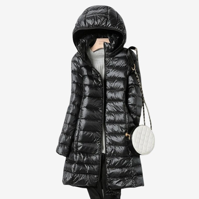Claudette™ Med hette winter kåpe
